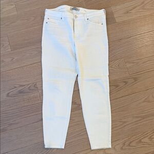 Liverpool White Skinny Jeans - High Rise